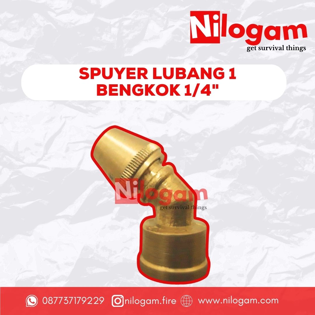 Spuyer Lubang 1 Bengkok 1/4" untuk pertanian nilogam fire pemadam kebakaran fire hydrant komponen hidran 087737179229 Spuyer Lubang 1 Bengkok 1/4" untuk pertanian nilogam fire pemadam kebakaran fire hydrant komponen hidran 087737179229